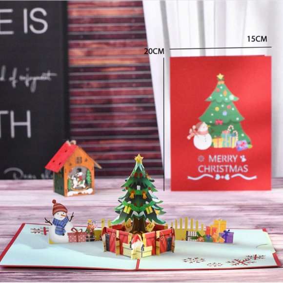 3D Christmas Greeting Card - Picture 1 of 1